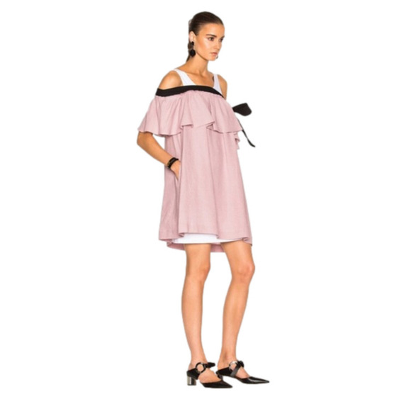 ✨ Isa Arfen Mali Baby Mini Dress – Linen Designer Statement - Picture 3 of 16